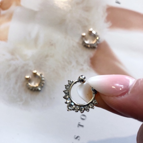 Set of 3 Septum Nose Ring - Picture 4 of 7